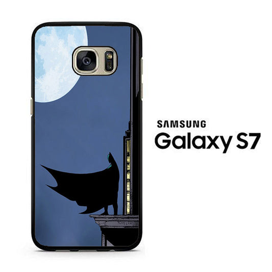 Batman And The Moon Samsung Galaxy S7 Case