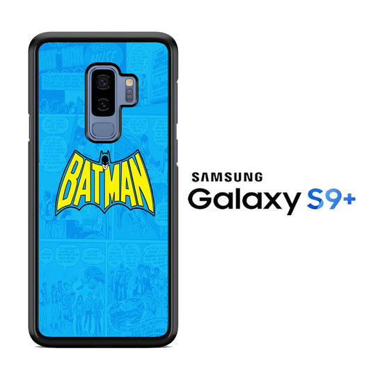 Batman Comic Background Samsung Galaxy S9 Plus Case