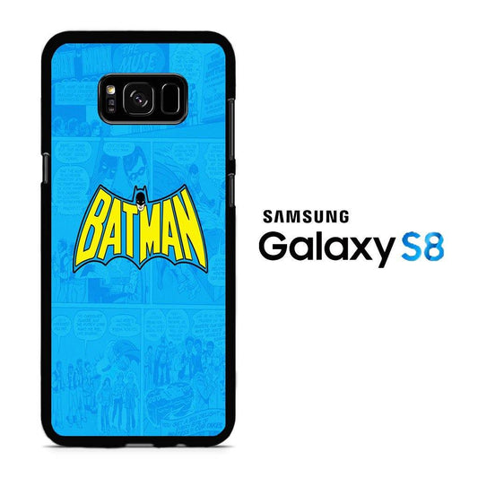 Batman Comic Background Samsung Galaxy S8 Case - ezzyst