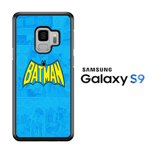 Batman Comic Background Samsung Galaxy S9 Case