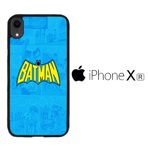 Batman Comic Background iPhone XR Case