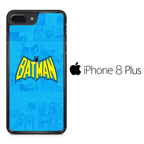 Batman Comic Background iPhone 8 Plus Case