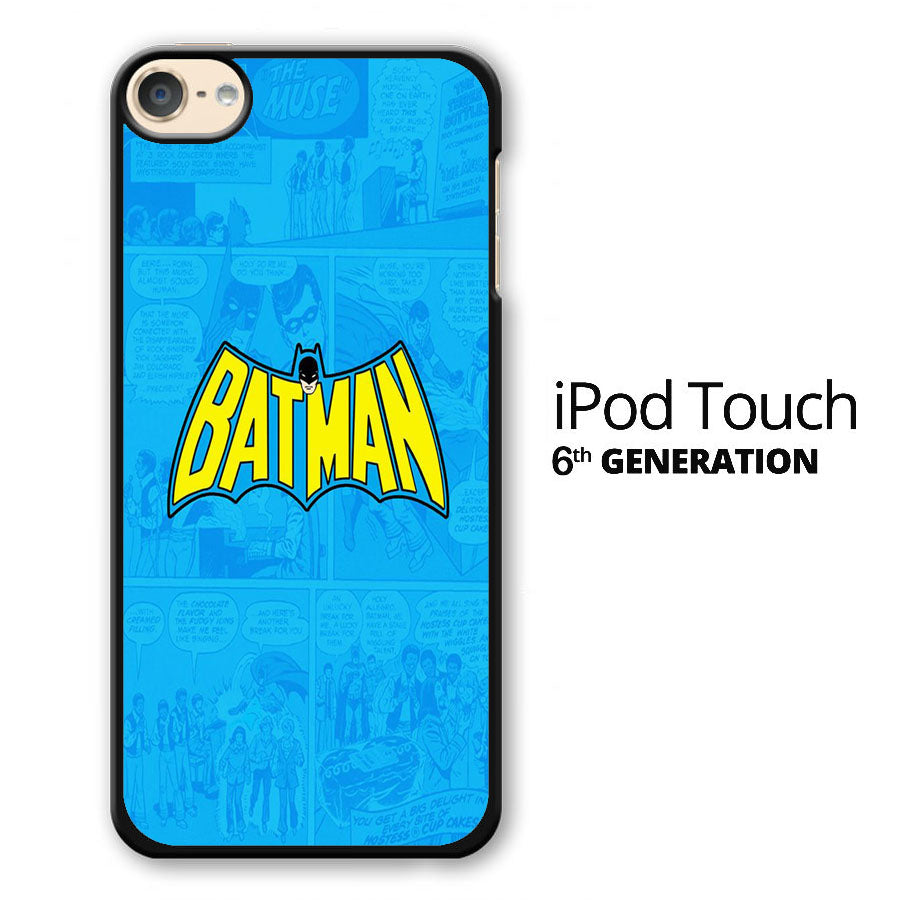 Batman Comic Background iPod Touch 6 Case