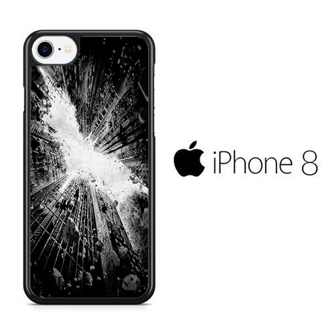 Batman Logo From Building iPhone 8 Case