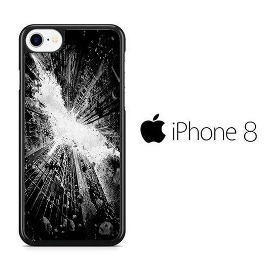 Batman Logo From Building iPhone 8 Case