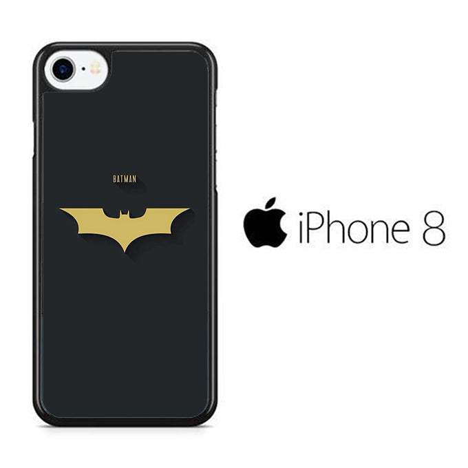 Batman Yellow Logo Simple iPhone 8 Case