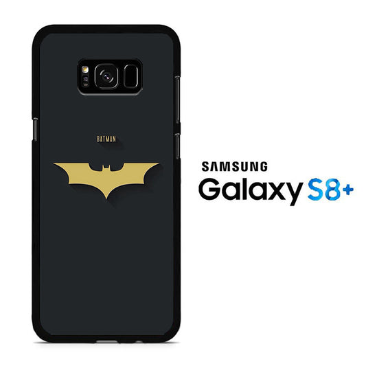 Batman Yellow Logo Simple Samsung Galaxy S8 Plus Case