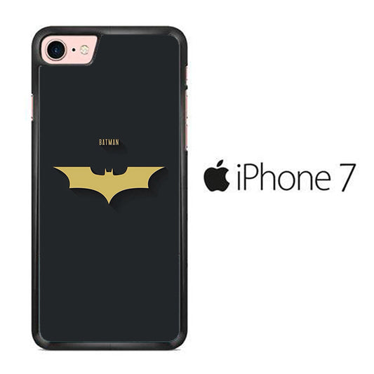Batman Yellow Logo Simple iPhone 7 Case