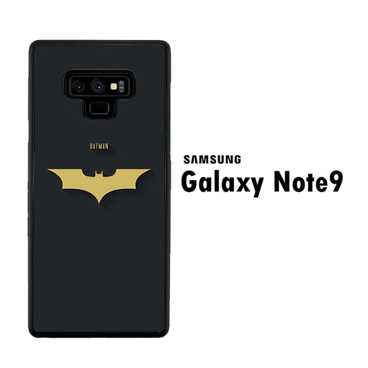 Batman Yellow Logo Simple Samsung Galaxy Note 9 Case