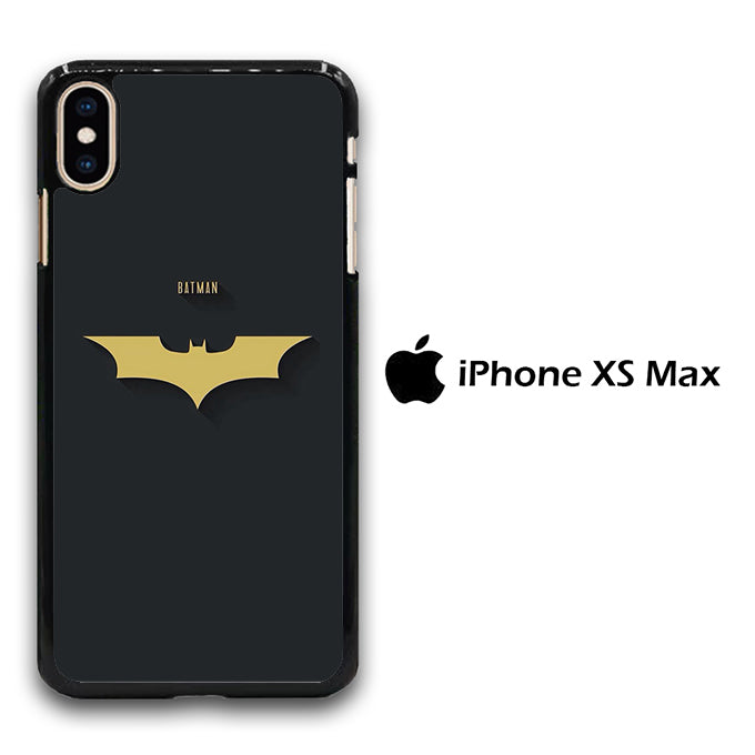 Batman Yellow Logo Simple iPhone Xs Max Case