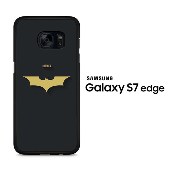 Batman Yellow Logo Simple Samsung Galaxy S7 Edge Case