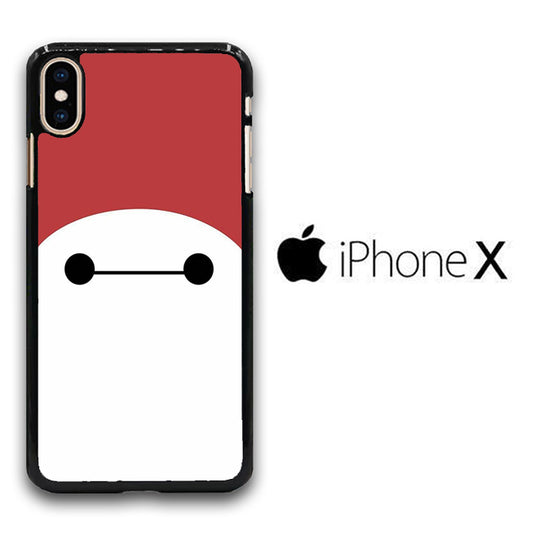 Bay Max Eyes Red White iPhone X Case
