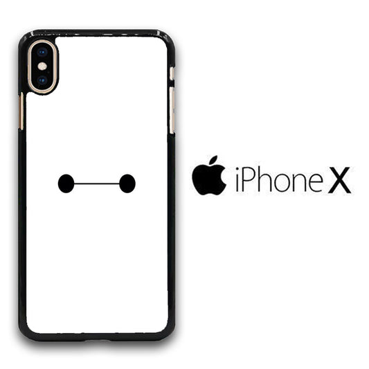 Bay Max White Eyes iPhone X Case