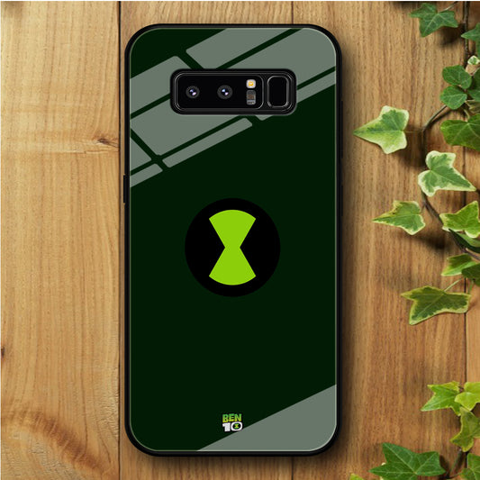 Ben 10 Omnitrix Green Samsung Galaxy Note 8 Tempered Glass Case