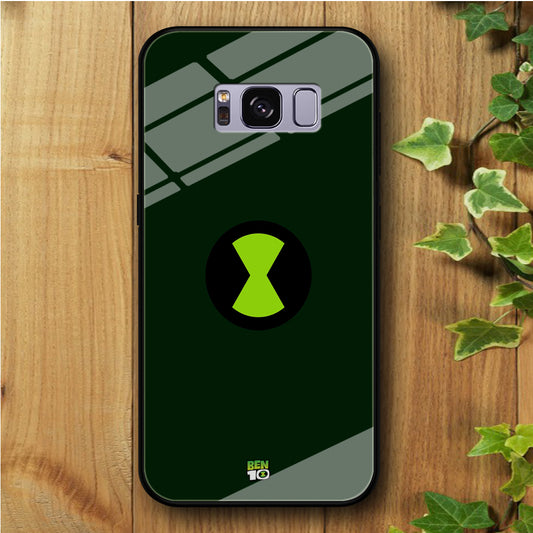 Ben 10 Omnitrix Green Samsung Galaxy S8 Plus Tempered Glass Case