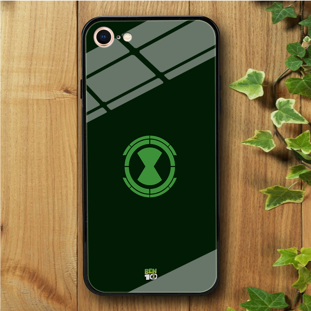 Ben 10 Omnitrix Simple iPhone 7 Tempered Glass Case