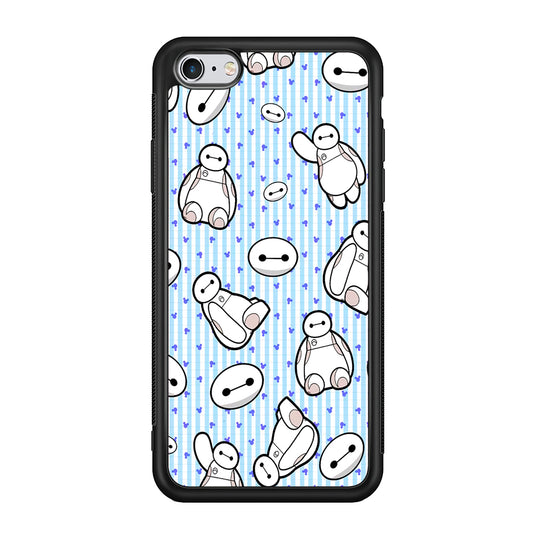 Big Hero 6 Baymax Stripe And Love iPhone 6 Plus | 6s Plus Case