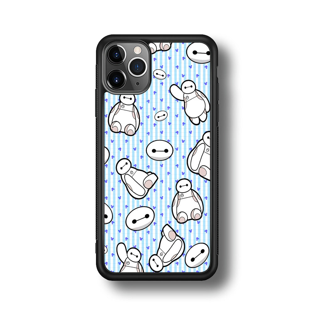 Big Hero 6 Baymax Stripe And Love iPhone 11 Pro Case