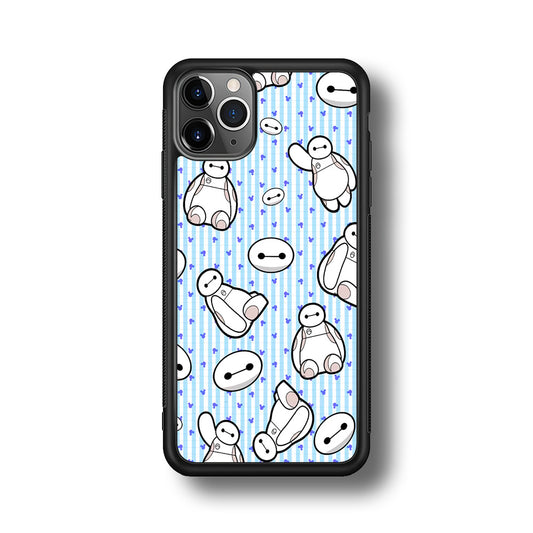 Big Hero 6 Baymax Stripe And Love iPhone 11 Pro Max Case