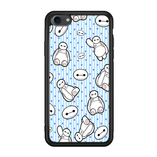 Big Hero 6 Baymax Stripe And Love iPhone 8 Case