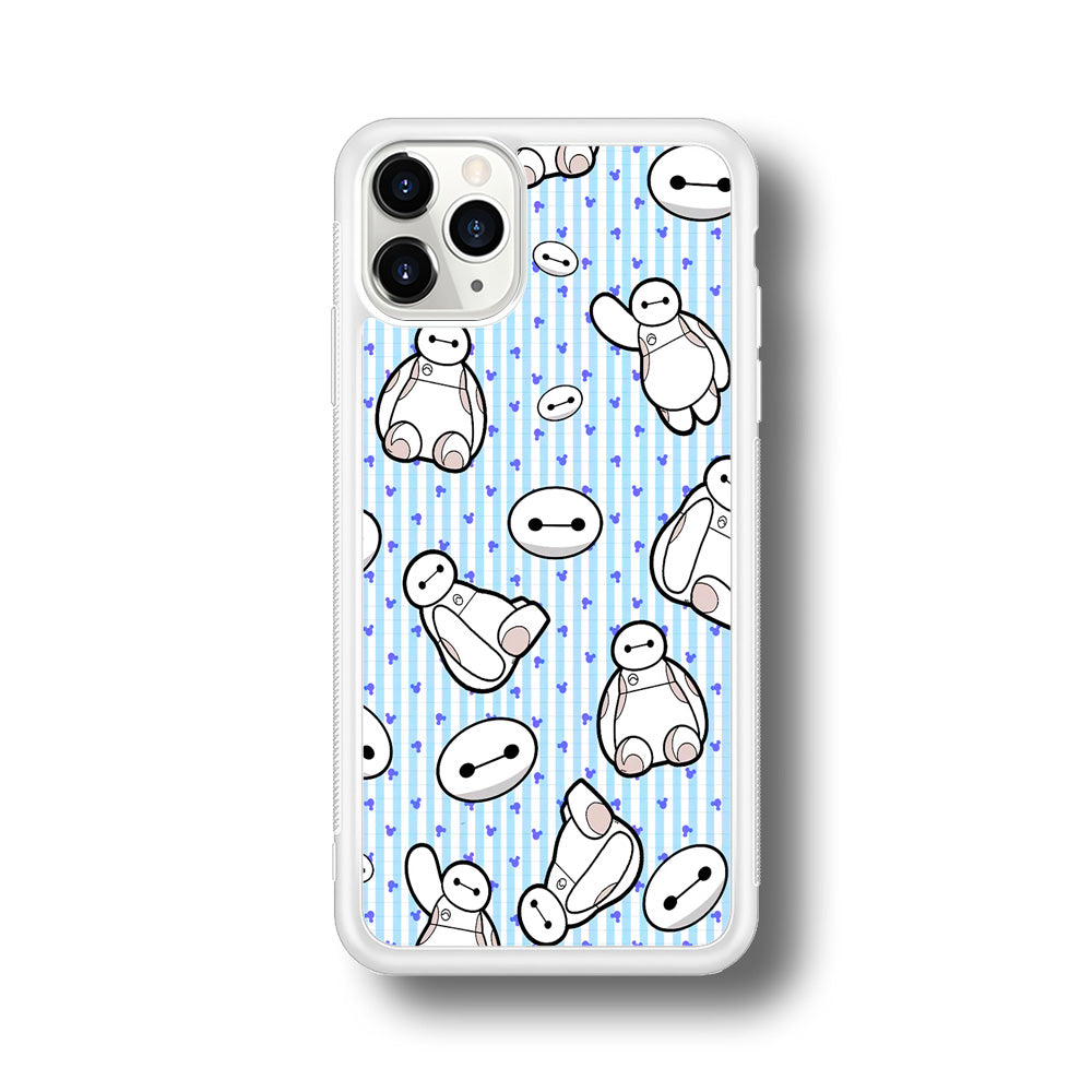 Big Hero 6 Baymax Stripe And Love iPhone 11 Pro Max Case