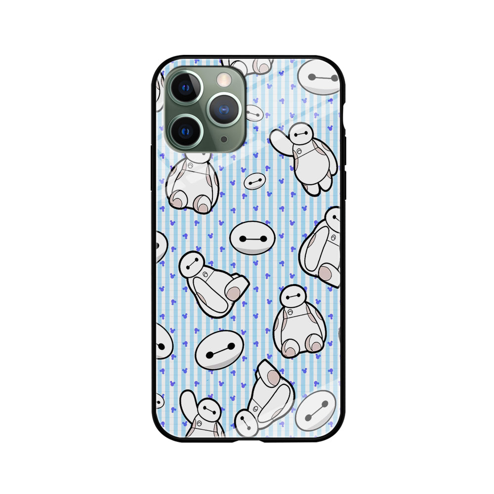 Big Hero 6 Baymax Stripe And Love iPhone 11 Pro Max Case