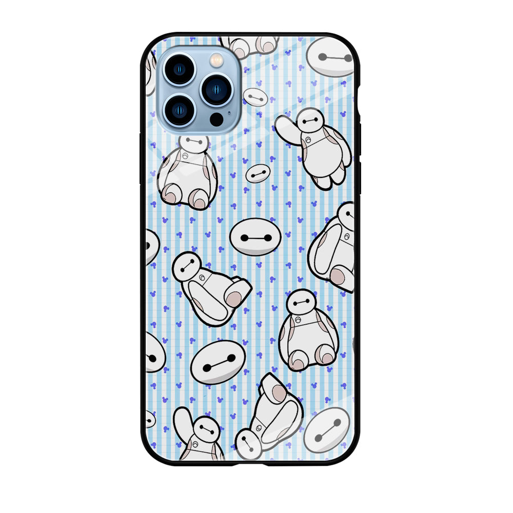 Big Hero 6 Baymax Stripe And Love iPhone 12 Pro Case