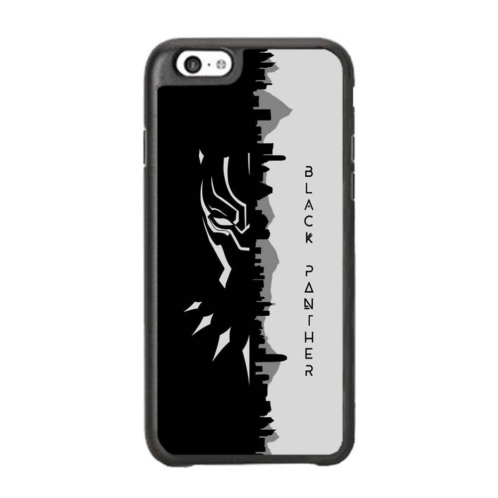 Black Panther Head Half Building Side iPhone 6 | 6s Case