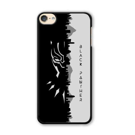 Black Panther Head Half Building Side iPod Touch 6 Case - Ezzystore