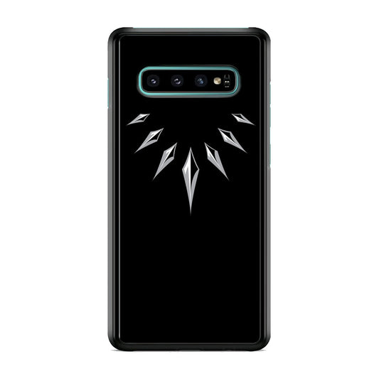 Black Panther Necklace Symbol Character Samsung Galaxy S10 Plus Case