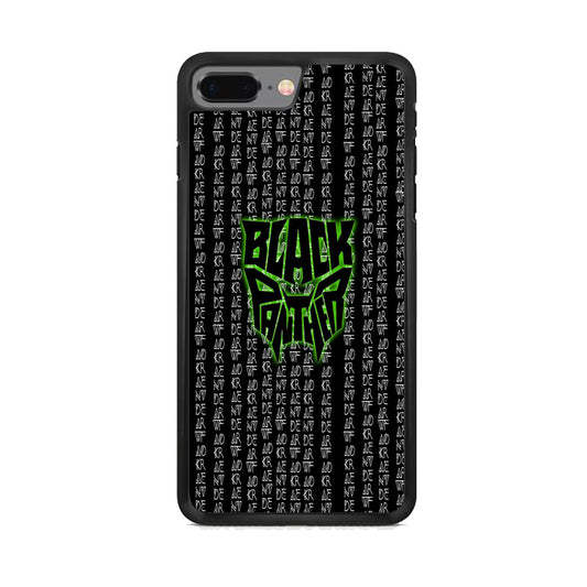 Black Panther Wakanda Forever Matrix Style iPhone 8 Plus Case
