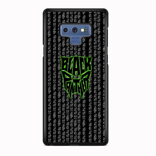 Black Panther Wakanda Forever Matrix Style Samsung Galaxy Note 9 Case