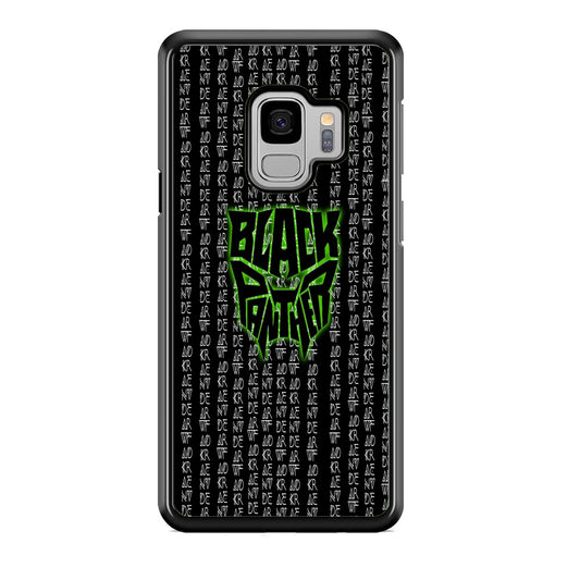 Black Panther Wakanda Forever Matrix Style Samsung Galaxy S9 Case