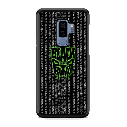 Black Panther Wakanda Forever Matrix Style Samsung Galaxy S9 Plus Case