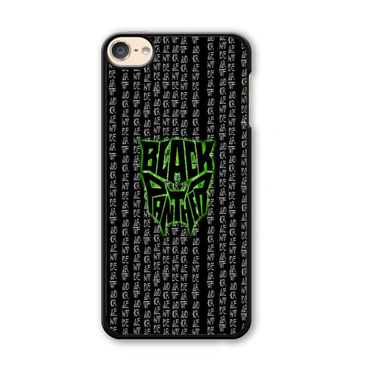 Black Panther Wakanda Forever Matrix Style iPod Touch 6 Case - Ezzystore
