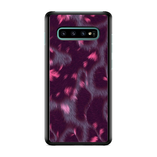 Body Hair Purple Camo Samsung Galaxy S10 Plus Case