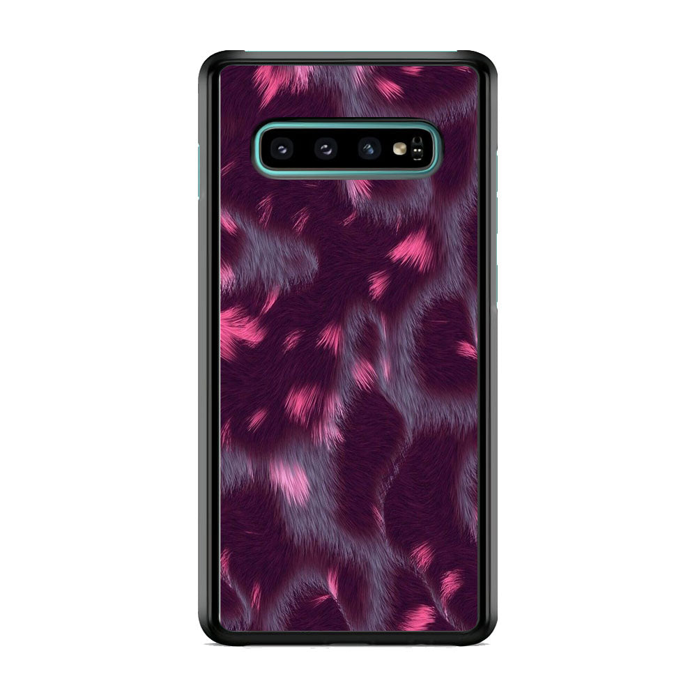 Body Hair Purple Camo Samsung Galaxy S10 Plus Case