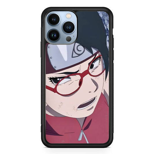 Boruto Sarada Uchiha iPhone 13 Pro Max Case