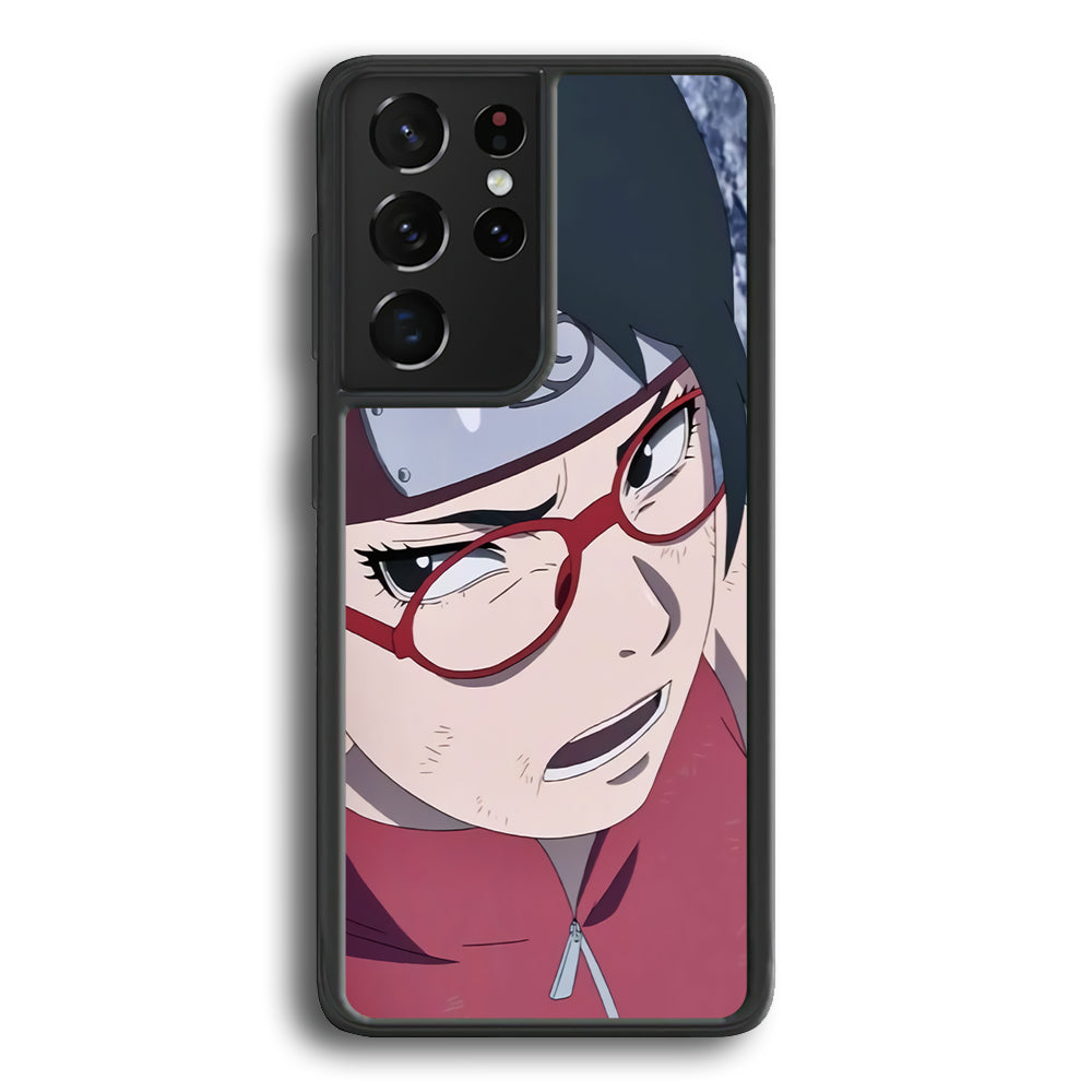 Boruto Sarada Uchiha Samsung Galaxy S21 Ultra Case