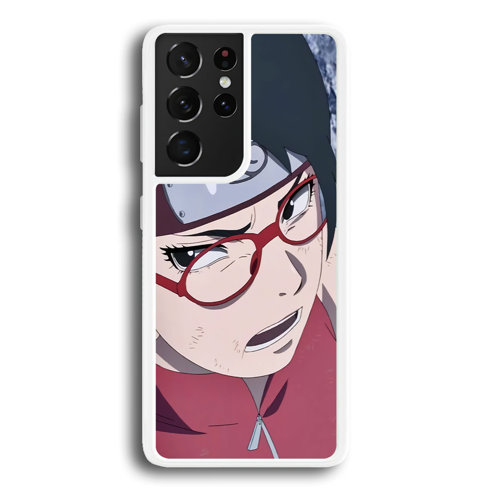 Boruto Sarada Uchiha Samsung Galaxy S21 Ultra Case