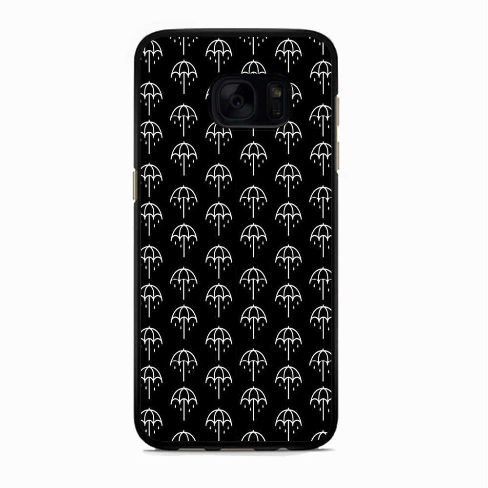 Bring Me The Horizon Black Umbrella Logo Samsung Galaxy S7 Edge Case