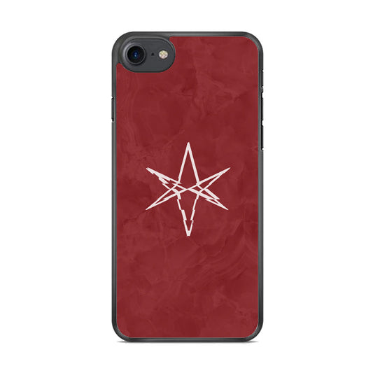 Bring Me The Horizon Maroon Marble iPhone 8 Case
