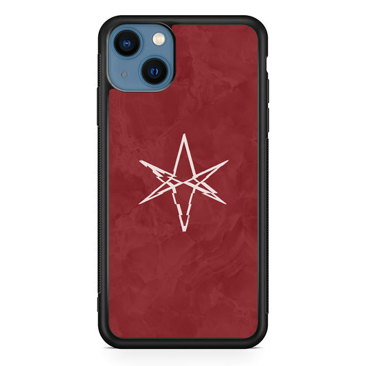 Bring Me The Horizon Maroon Marble iPhone 13 Case