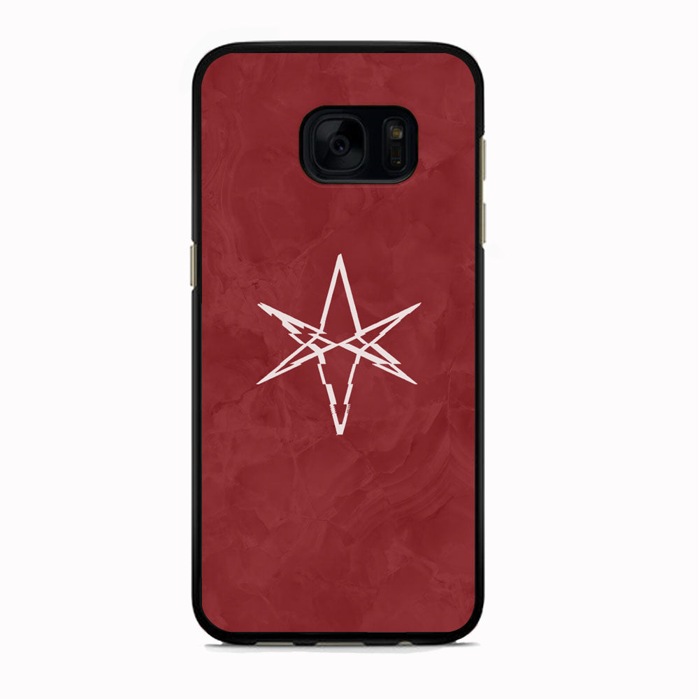 Bring Me The Horizon Maroon Marble Samsung Galaxy S7 Edge Case