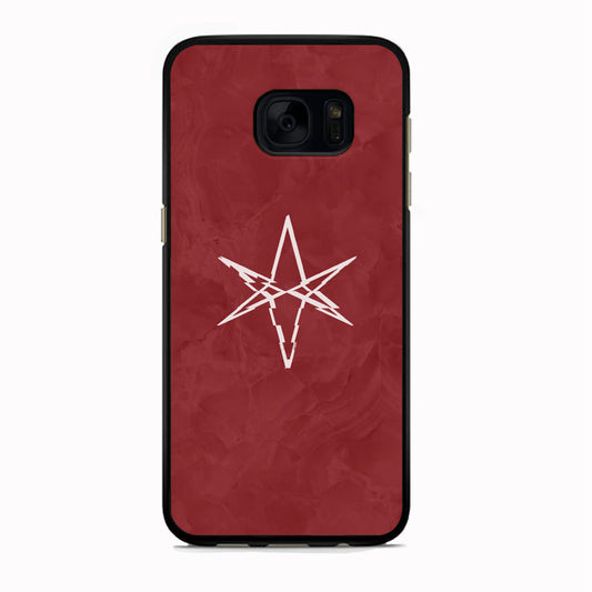 Bring Me The Horizon Maroon Marble Samsung Galaxy S7 Edge Case