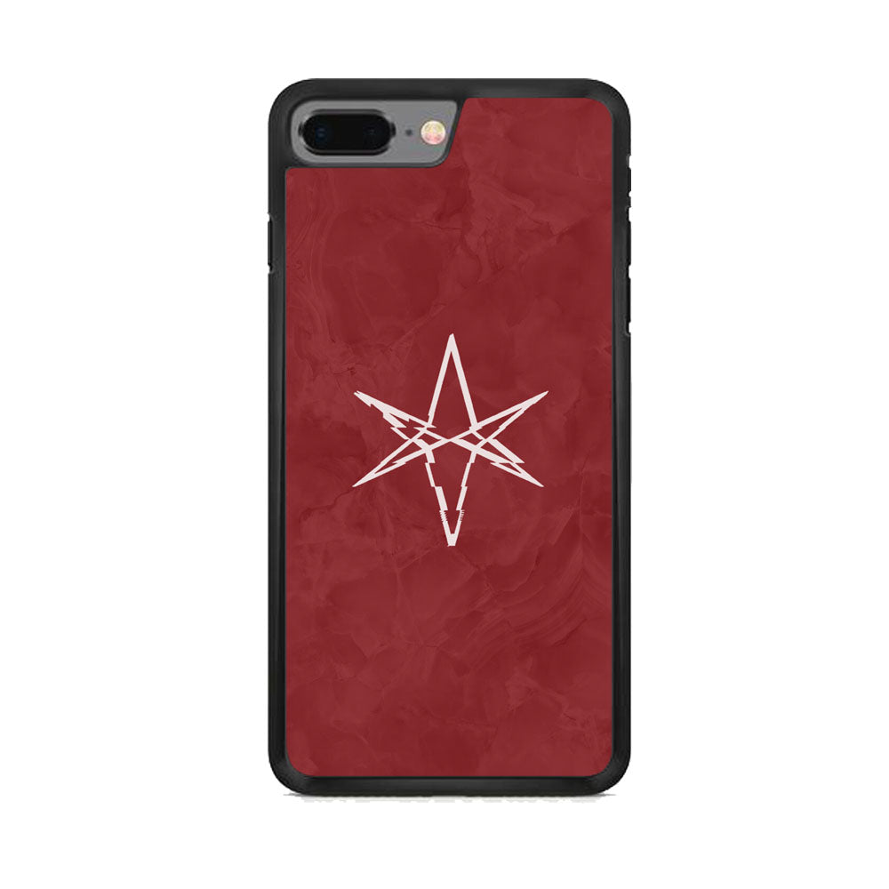Bring Me The Horizon Maroon Marble iPhone 8 Plus Case