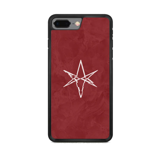 Bring Me The Horizon Maroon Marble iPhone 8 Plus Case