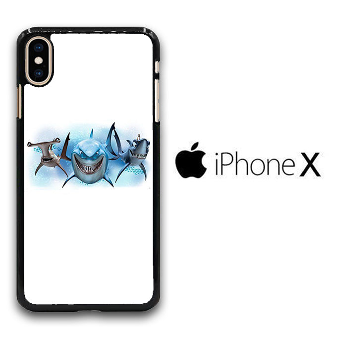 Bruce And Shark Team Finding Nemo iPhone X Case