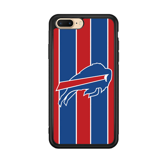 Buffalo Bills Stripe And Logo iPhone 7 Plus Case