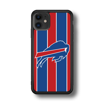 Buffalo Bills Stripe And Logo iPhone 11 Case